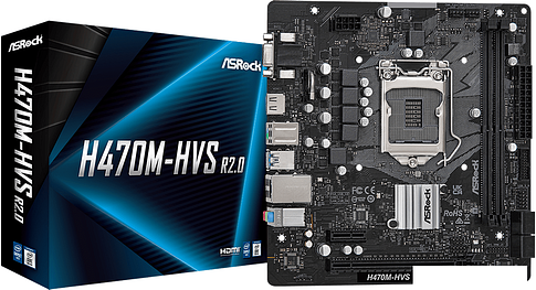 Материнская плата ASRock H470M-HVS R2.0