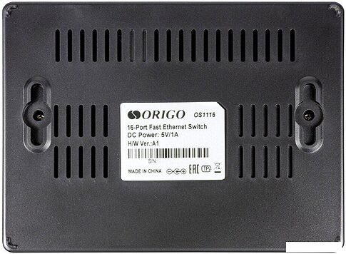 Неуправляемый коммутатор Origo OS1116/A1A