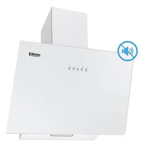 Кухонная вытяжка Backer AH60A-G6L200 WH Glass