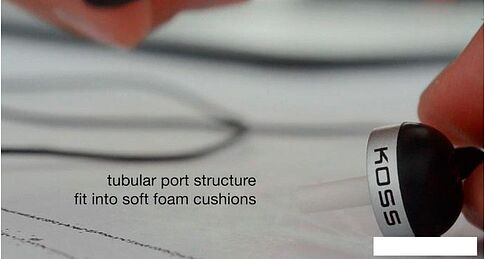 Наушники KOSS The PLUG (черный)