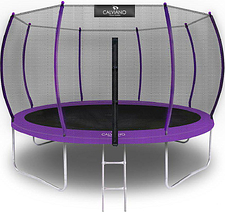 Батут Calviano Outside Master Purple 374 см - 12ft (внешняя сетка, с лестницей)