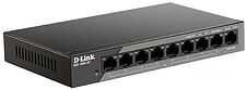 Неуправляемый коммутатор D-Link DSS-100E-9P/B1A