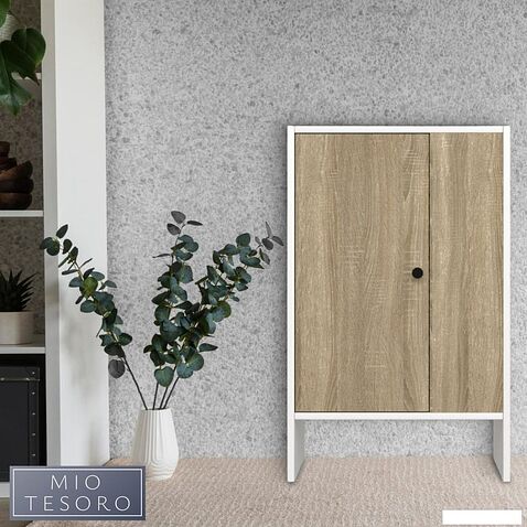 Тумба Mio Tesoro Мини 1 дверь 2.07.03.090.11 (белый/сонома)