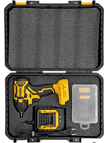 Гайковерт Denzel CIWH-BL-20-350 (с 1-им АКБ, кейс)