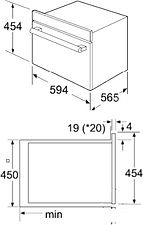 Электрический духовой шкаф MAUNFELD MCMO5013MDGB