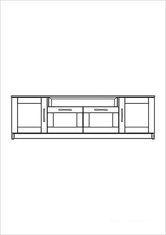 Тумба Mio Tesoro Сириус 2 двери и 2 ящика 156x47 2.02.03.330.1 (белый)