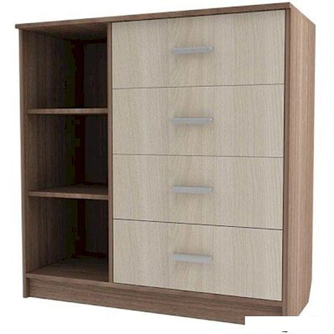 Комод Аквилон №9 1002 (шимо темный-шимо светлый)