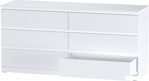 Комод Mio Tesoro Varma Prime 6D (белый)