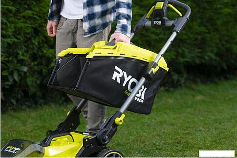 Газонокосилка Ryobi RY18LMX40B-0 (без АКБ)