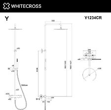 Душевая система  Whitecross Y1234CR (хром)