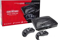 Игровая приставка Retro Genesis Remix Wireless 8+16 Bit (2 геймпада, 600 игр) Игровая приставка Retro Genesis Remix Wireless 8+16 Bit (2 геймпада, 600 игр)