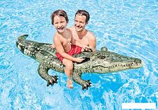 Надувной плот Intex Realistic Gator Ride-on 57551