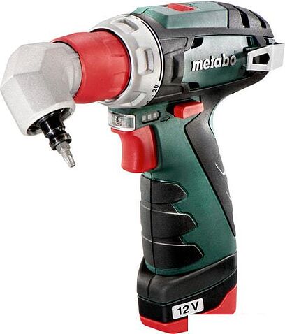 Дрель-шуруповерт Metabo PowerMaxx BS Quick Basic 600156950 (с 2-мя АКБ, кейс, 2 патрона)