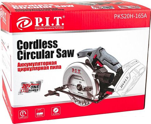 Дисковая (циркулярная) пила P.I.T PKS20H-165A (без АКБ)