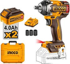 Гайковерт Ingco CIWLI2085 (с 2-мя АКБ, кейс)
