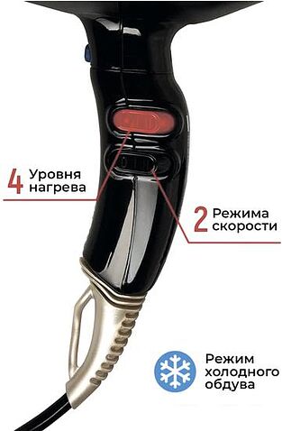 Фен ETI Eco Turbo 3900 Xtrapower (черный)