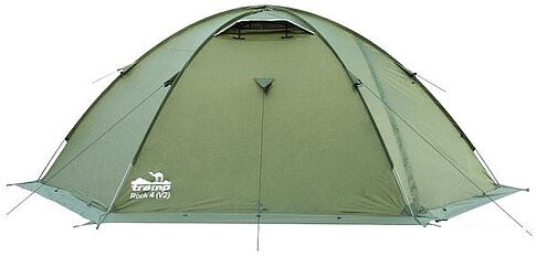 Экспедиционная палатка TRAMP Rock 4 v2 (зеленый)