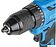 Дрель-шуруповерт Bull SR 1804 2329056 (с 2-мя АКБ, кейс)