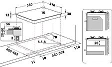 Варочная панель Indesit THP 641 IX/I Варочная панель Indesit THP 641 IX/I