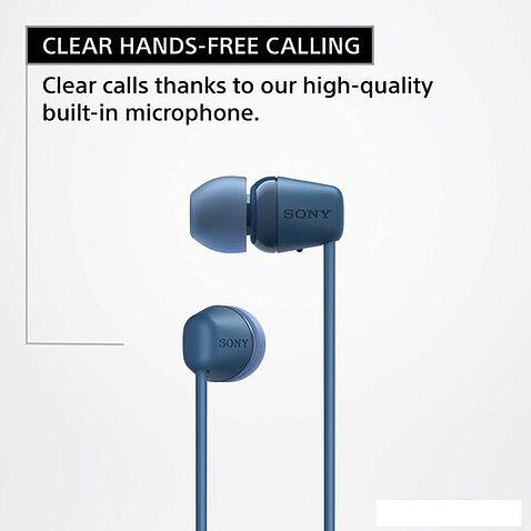 Наушники Sony WI-C100 (синий)