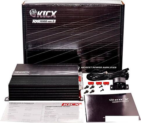 Автомобильный усилитель KICX RX 1050D ver.2