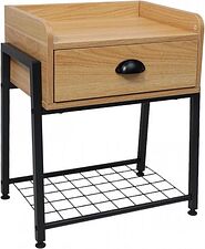 Тумба AksHome Lester (дуб сонома/черный)