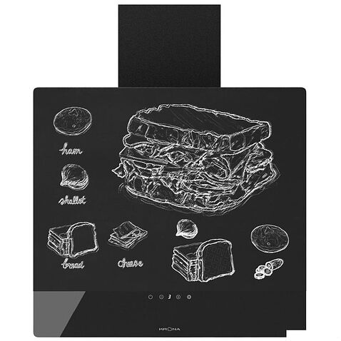 Кухонная вытяжка Krona Domenika 600 S (черный)