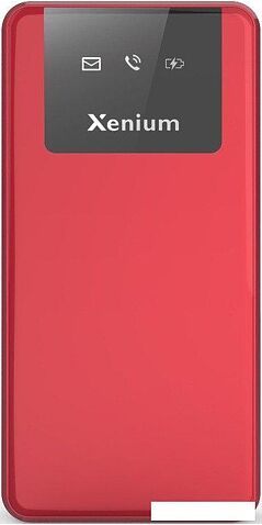 Кнопочный телефон Xenium X600 (красный)