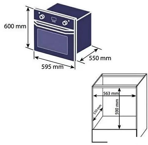 Электрический духовой шкаф Evelux EO 637 PX
