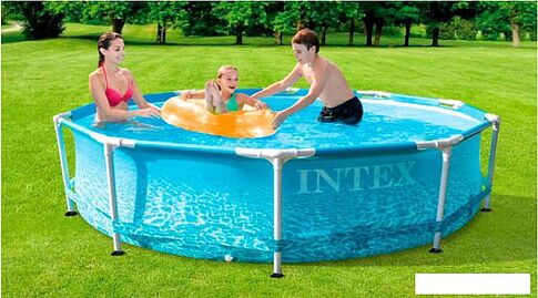 Каркасный бассейн Intex Metal Frame Beachside 28208 (305х76)