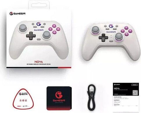 Геймпад GameSir T4 Nova (белый)