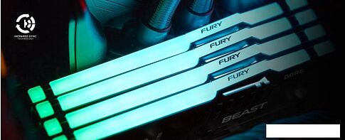 Оперативная память Kingston FURY Beast RGB 16ГБ DDR5 6000 МГц KF560C30BBEA-16