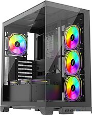 Корпус 1stPlayer Mi8 MI8-BK-3FC7R-1FC7 (черный)