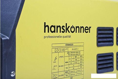 Сварочный инвертор Hanskonner HWM4023