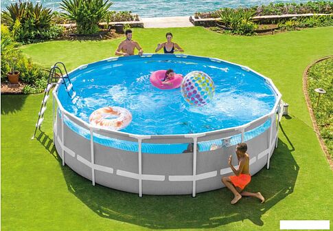 Каркасный бассейн Intex Prism Frame Clearview 26722 (427х107)