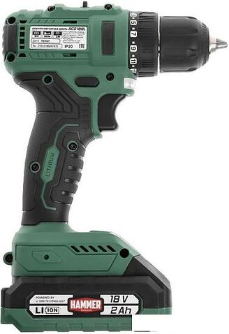 Дрель-шуруповерт Hammer ACD18BL (с 2-мя АКБ, кейс)