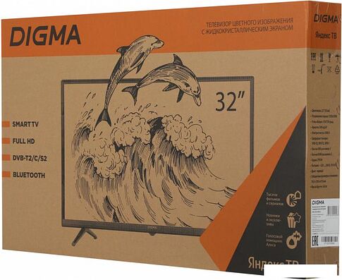 Телевизор Digma DM-LED32SBB35