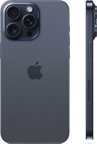 Смартфон Apple iPhone 15 Pro Max Dual SIM 1TB (синий титан)