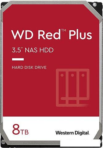 Жесткий диск WD Red Plus 8TB WD80EFZZ