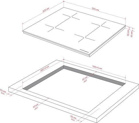 Варочная панель KUPPERSBERG ICI 626