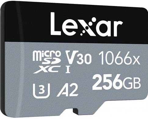 Карта памяти Lexar microSDXC LMS1066256G-BNANG 256GB (с адаптером)