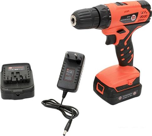 Дрель-шуруповерт Калибр ДА-14.4/2+ (с 2-мя АКБ)