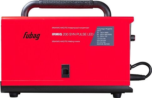 Сварочный инвертор Fubag IRMIG 200 Syn Pulse LED 646405