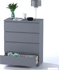 Комод Mio Tesoro Варма 4 (серый)