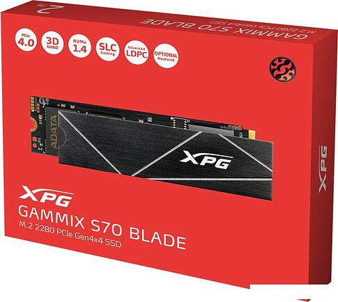 SSD ADATA XPG GAMMIX S70 Blade 4TB AGAMMIXS70B-4T-CS