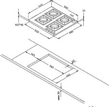 Варочная панель Korting HG 674 CTSN