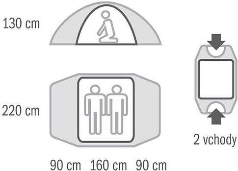 Экспедиционная палатка Husky Falcon 2