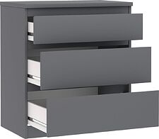 Комод Mio Tesoro Кастор 3 ящика 2.03.02.060.4 (серый) Комод Mio Tesoro Кастор 3 ящика 2.03.02.060.4 (серый)