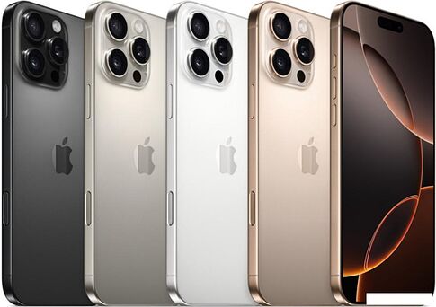 Смартфон Apple iPhone 16 Pro Max Dual eSim 512GB (пустынный титан)