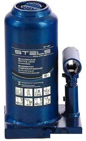 Бутылочный домкрат Stels 51141 6т